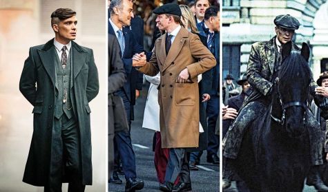 Santiago Caputo disfrazado de Peaky Blinder.
