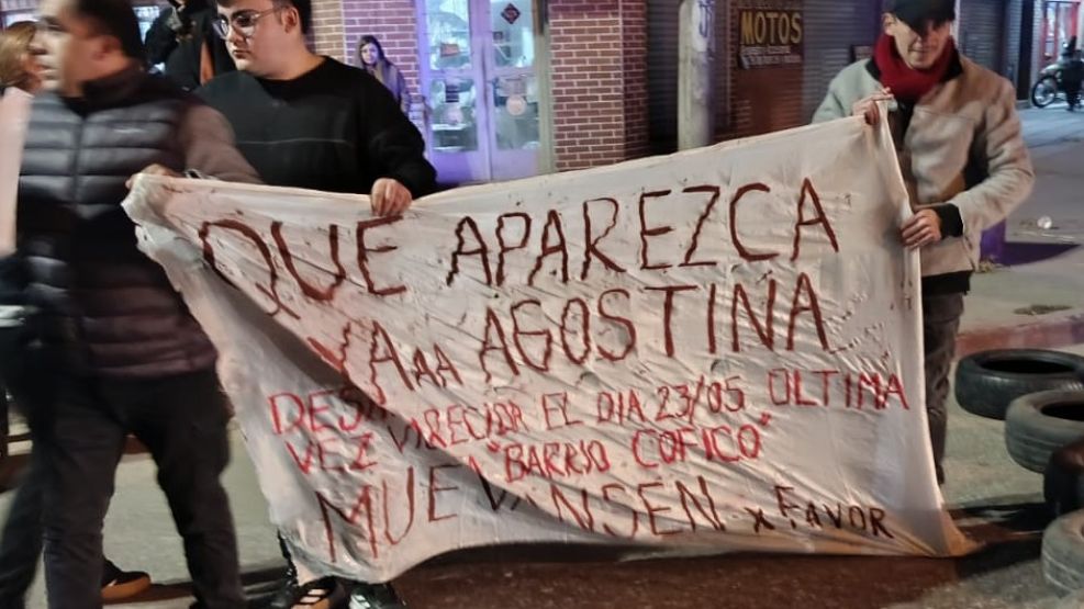 Movilización por la muerte de Agostina Vega