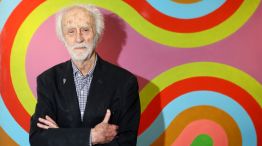 César Paternosto en el Centro de Arte de la Universidad Nacional de La Plata