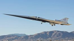 El avión supersónico silencioso X59 de la NASA
