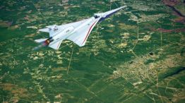 El avión supersónico silencioso X59 de la NASA
