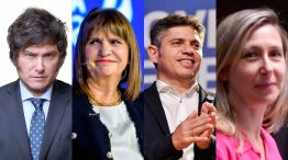 Milei, Bullrich, Kicillof y Bregman 01062026