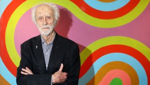 César Paternosto en el Centro de Arte de la Universidad Nacional de La Plata
