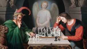 Los jugadores de Ajedrez, Frederich August Moritz Retzsch