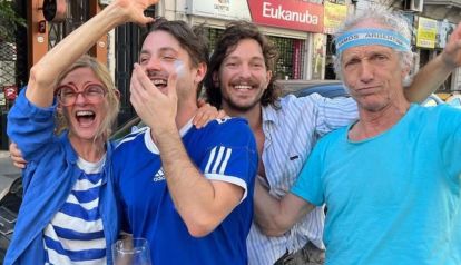 Carlos Olmi, Rafael Candino, Boy Olmi y Carola Reyna