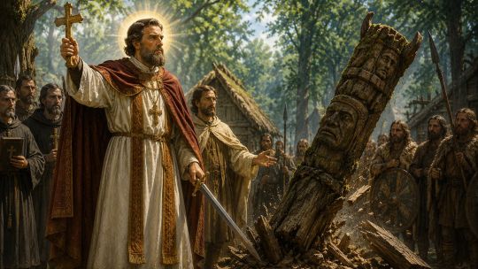 San Bonifacio, el valiente obispo mártir que derribó los ídolos paganos para evangelizar a Europa
