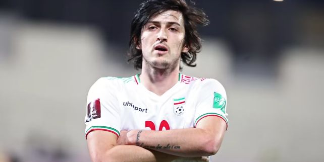 Sardar Azmoun y su posteo en Instagram