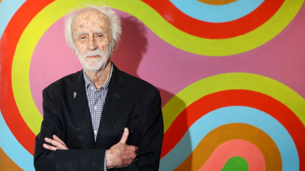César Paternosto en el Centro de Arte de la Universidad Nacional de La Plata
