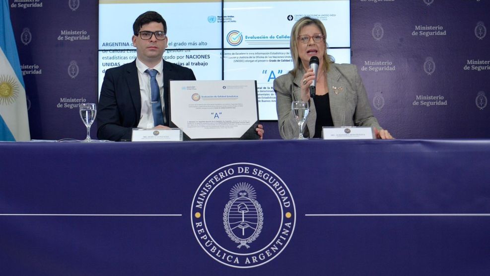 Conferencia de la ministra de Seguridad, Alejandra Monteoliva 20260601