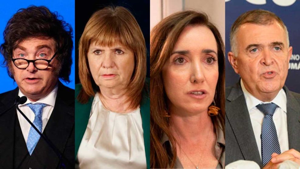 Milei, Bullrich, Villarruel, Jaldo 01062026
