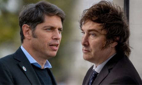 Javier Milei y Axel Kicillof