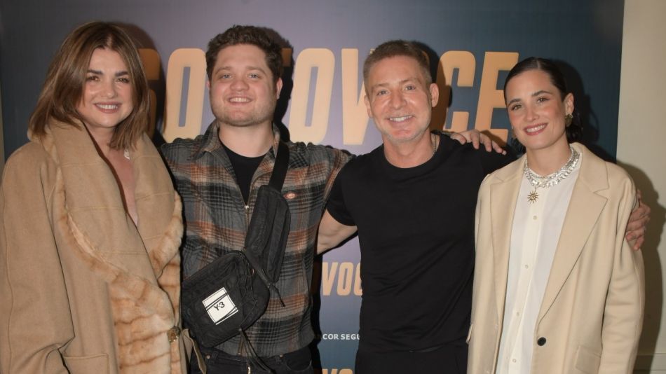 Araceli González, Tomás Kirzner, Adrián Suar y Florencia Torrente