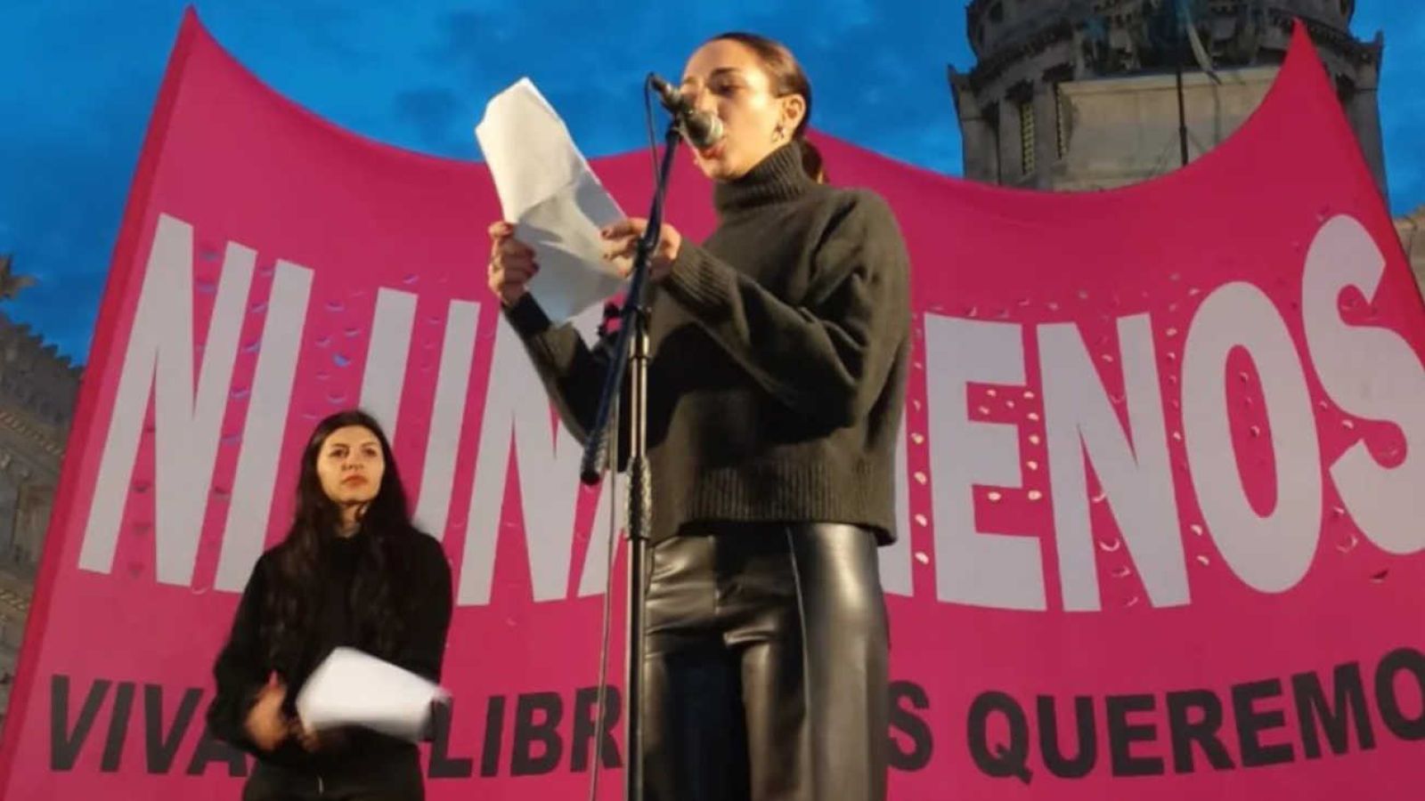 Ni una Menos Thelma Fardín y Cazzu 03062026