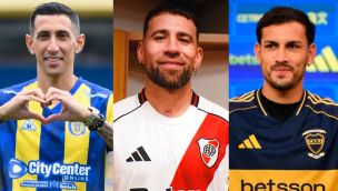 Ángel Di Maria, Nicolas Otamendi y Leandro Paredes 03062026
