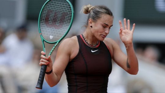 Aryna Sabalenka perdió un partido increíble y quedó eliminada de Roland Garros