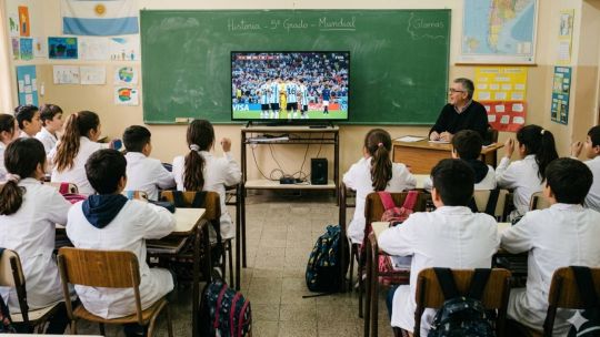 La pelota tiene permiso para entrar al aula