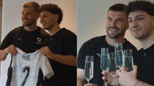 Tim Payne conoció al influencer argentino que lo volvió viral en un cruce repleto de risas y regalos