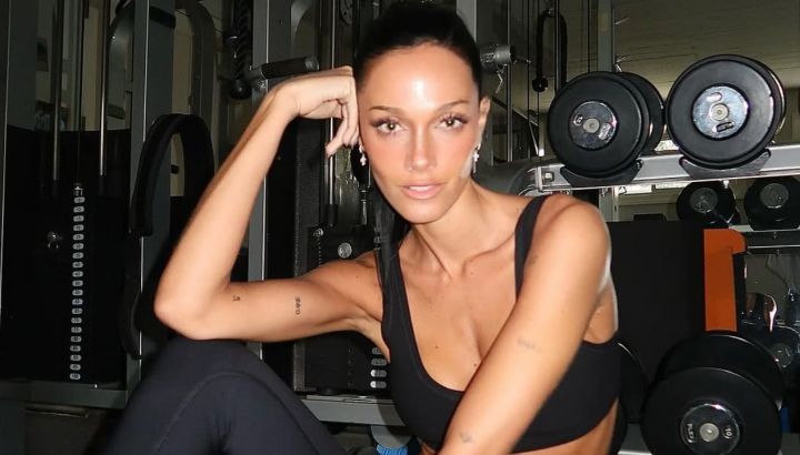 Oriana Sabatini mostró su exigente entrenamiento a tres meses del nacimiento de su hija