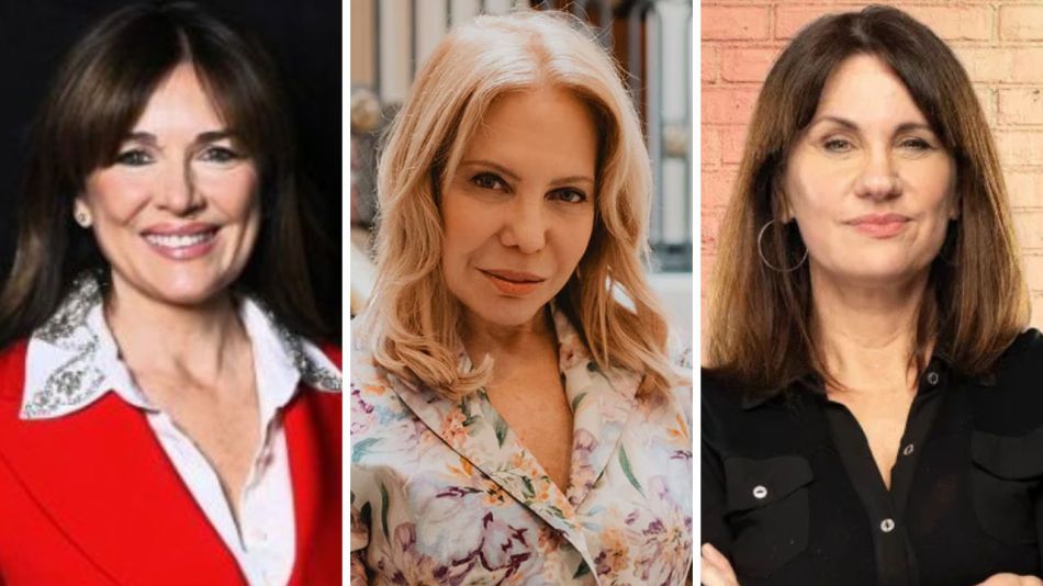 Andrea Frigerio, Cecilia Roth y Nancy Duplaá