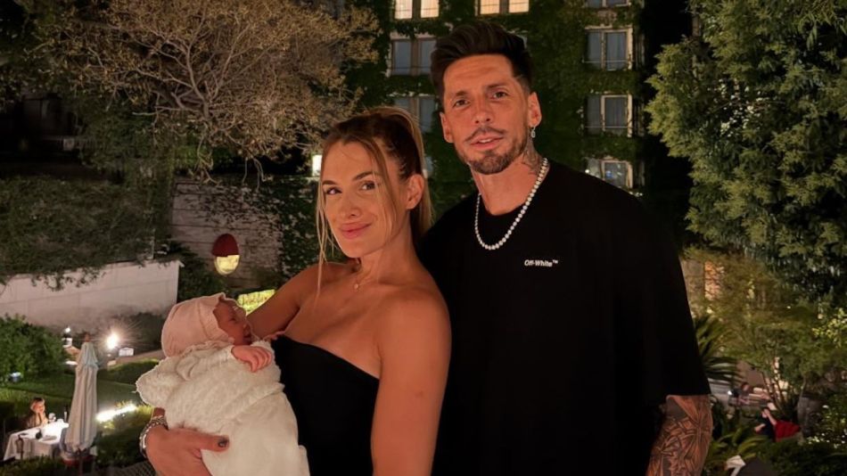 Cami Homs y José Sosa con Aitana