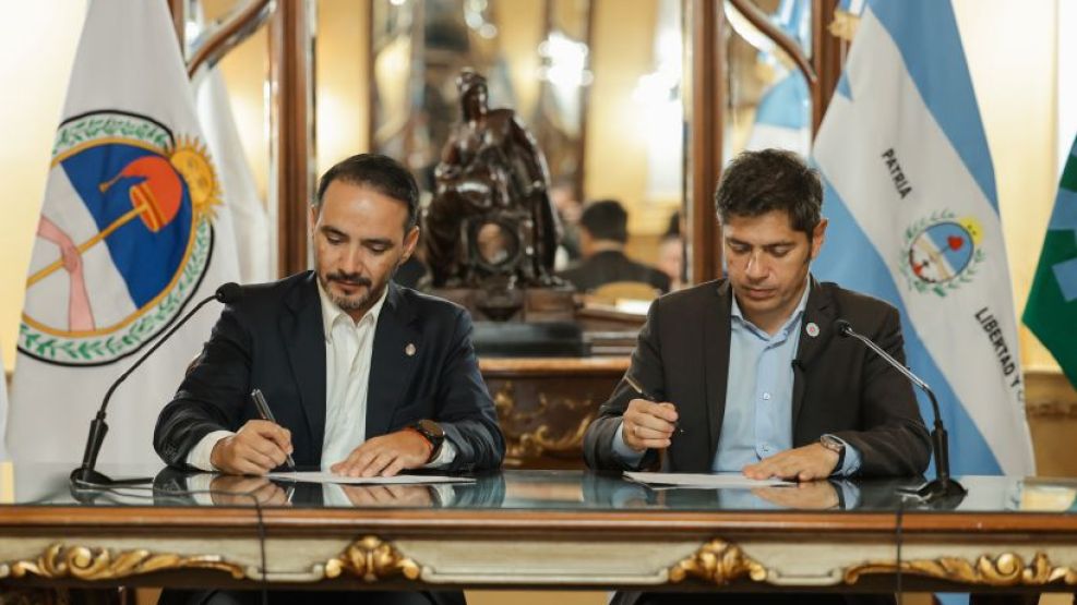 03-06-2026 Valdés Kicillof firma acuerdos Corrientes