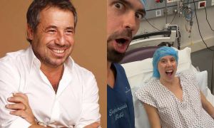 Ricky Sarkany, Clara Sarkany y Santiago Vázquez