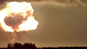 Explosión del cohete de Jeff Bezos en Cabo Cañaveral