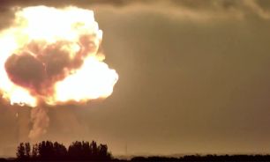 Explosión del cohete de Jeff Bezos en Cabo Cañaveral