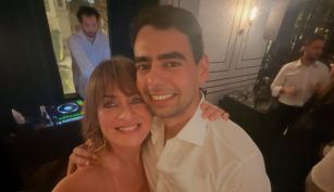 Gabriela Arias Uriburu y su hijo Sharif