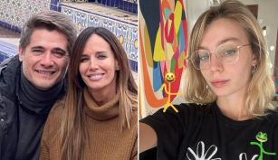 Guillermo Andino, Carolina Prat y su hija, Sofía