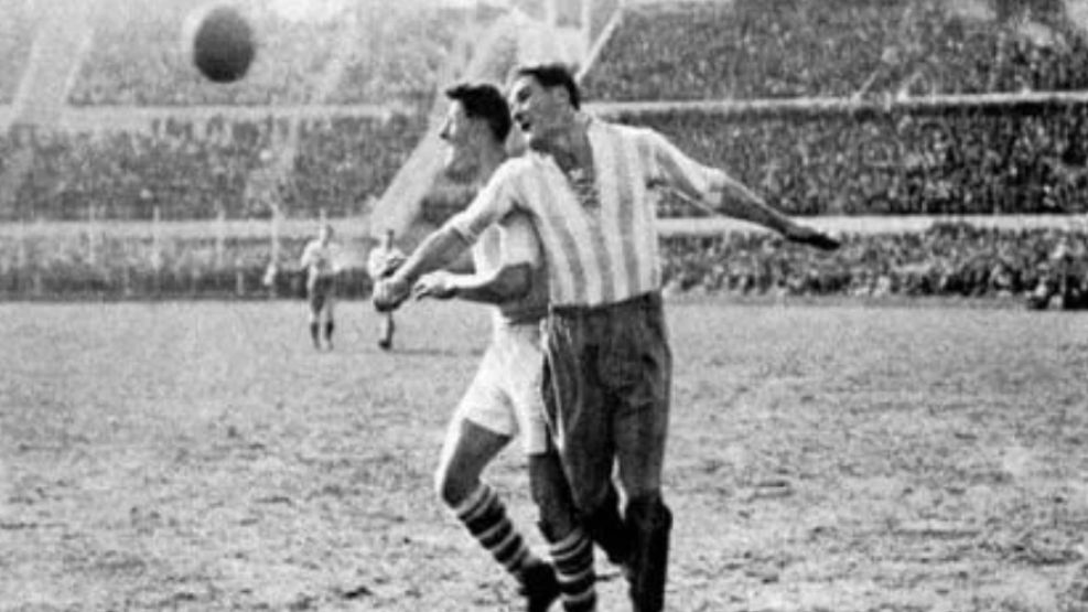 Argentina vs. Uruguay, en la final del Mundial 1930
