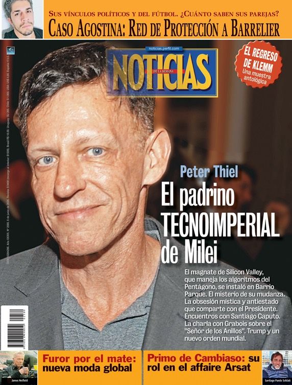 La tapa de NOTICIAS | Foto:Cedoc