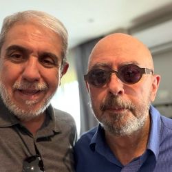 Indio Solari y Aníbal Fernández | Foto:CEDOC