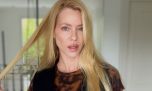 Nicole Neumann y el jean wide leg metalizado que se posiciona como el boom de la temporada