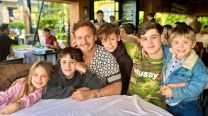 Todas las fotos del reencuentro de Benjamín Vicuña con sus hijos: juegos, diversión y amor
