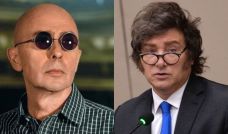 Indio Solari y Javier Milei