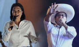 Roberto Sánchez y Keiko Fujimori