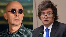 Indio Solari y Javier Milei