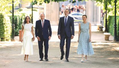 Reyes de España y Príncipes de Mónaco