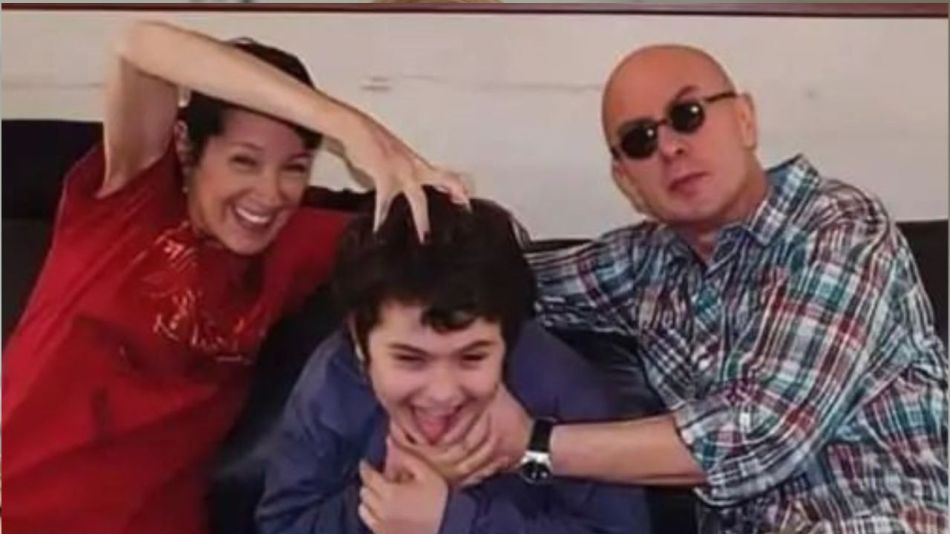 Indio Solari y Virginia Mones Ruiz