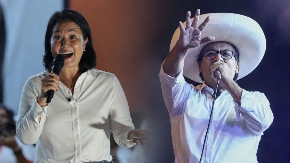 Roberto Sánchez y Keiko Fujimori