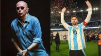 El Indio Solari y Lionel Messi