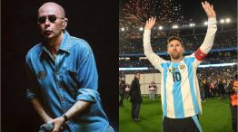 El Indio Solari y Lionel Messi