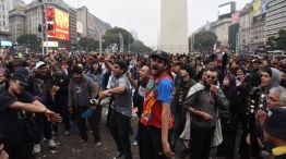 Vigilia en el Obelisco por el Indio