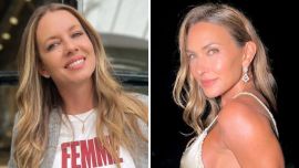 Duelo de looks: Andrea Burstein y Gege Neumann combinaron botas con el pescador más elegante de la temporada