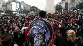 Galería de fotos: la vigilia de los fanáticos del Indio Solari en el Obelisco