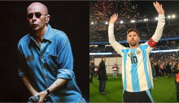 El Indio Solari y Lionel Messi