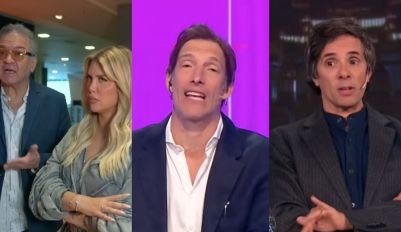 Wanda Nara en Triángulo Amoroso, Iván de Pineda en Pasapalabra y Robertito Funes Ugarte en Gran Hermano La Noche de los Ex