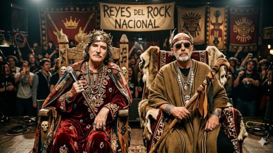 Si Charly es el Rey, el Indio es el cacique del rock