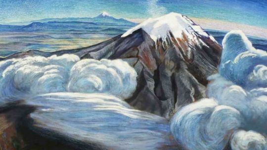 Agua y volcán